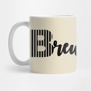"Brew Coffee" Tee Shirt for Coffee Lovers - Black Mug